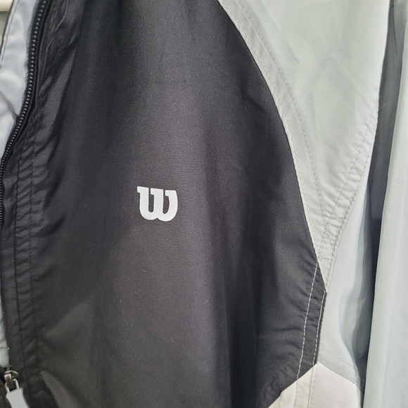 Wilson full zipper windbreaker jacket - Men's size Medium - Picture 4 of 8